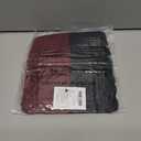 Loritta Womens Leg Warmers Winter Warm Knit Long Boot Socks Slouch Knee High 80s for Party (B6-2 Pairs(black+wine Red))