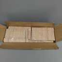 300 Pcs Disposable Palm Leaf Bowls, Square Bamboo Appetizer Plates, Compostable Wood Plates with Bamboo Forks for Birthday Wedding Party, Dessert, Catering and Home Use (4.4 x 4.4x0.5 Inch)