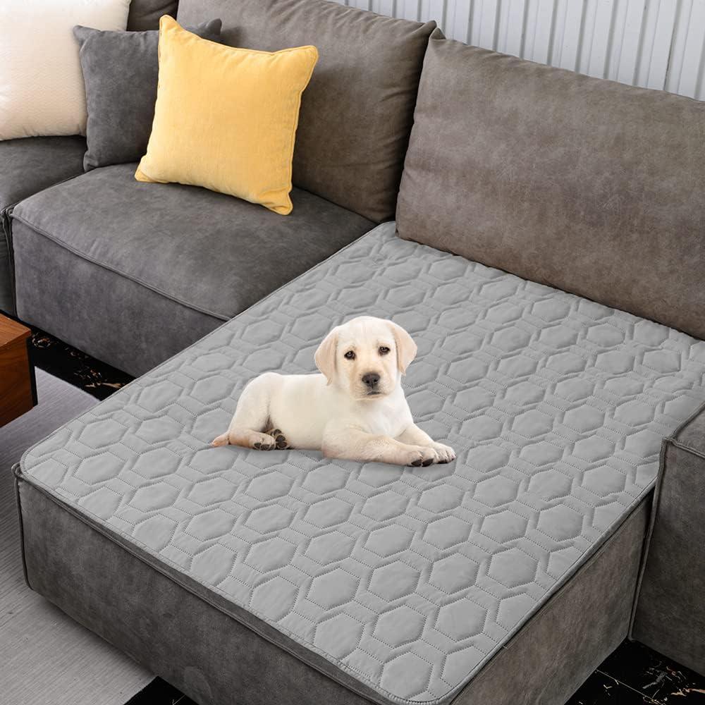 Waterproof and Non-Slip Dog Bed Cover and Pet Blanket Sofa Pet Bed Mat car Incontinence Mattress Protectors Furniture Couch Cover for Most Cats Dogs, Pets40x50-Light Grey (40x50Inch (Pack of 1)) Waterproof and Non-Slip Dog Bed Cover and Pet Blanket Sofa Pet Bed Mat car Incontinence Mattress Protectors Furniture Couch Cover for Most Cats Dogs, Pets40x50-Light Grey (40x50Inch (Pack of 1))