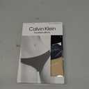 Calvin Klein Women's Invisibles Seamless Thong Panties, 3 Pack, Speakeasy/Light Caramel/Black, Medium