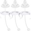 Sippy Cup Conversion Kit Compatible with Philips Avent Natural Baby Bottles, Spout Soft top and Weighted Ball Sippy Cup Transition Kit with Handles, 6m+ Pack of 3