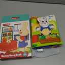 Busy Book for Toddlers 1-3, Montessori Quiet Book with 12 Activities and Attached Bunny, Soft Toddler Busy Board for Fine Motor Skills, Travel Toy Gift for 1+ Year Old Boys Girls