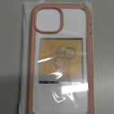 Diaclara Designed for iPhone 15 Case, Full Body Rugged Case with Built-in Touch Sensitive Anti-Scratch Screen Protector, with Camera Lens Protector for iPhone 15 6.1" (Coral Pink)