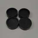 Anti Vibration Pads for Washing Machine with HexaGrip - Stops Washer Dryer Moving, Walking - Prevents Noise, Vibration Transfer - Rubber Antivibration Stabilizer Support Feet Mat - VIBRASHIELD Pack of 4