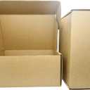 6 x 4 x 3 Inches Small Shipping Boxes 50 Pack Corrugated Cardboard Packaging Business Moving Mailing Box (Kraft)