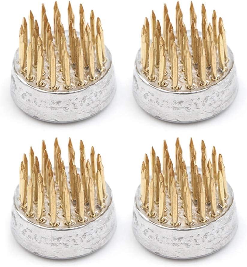Flower Frog Round Holder 4pcs Pin Frog for Flower Arrangement (0.9" Inch)
