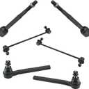 TRQ Front Steering & Suspension Kit Sway Bar Stabilizer Link Tie Rod Compatible with 2005-2010 Honda Odyssey