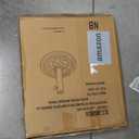 DC America UBP18181-BR 18-Inch Cast Stone Umbrella Base, Made from Rust Free Composite Materials, Bronze Powder Coated Finish