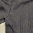 OQQ Long Sleeve Mini Dress Women Ribbed Tummy Control Club Party Dresses 2025 Fall Winter Staple (Small, Black)