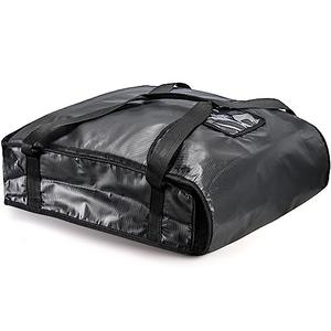 DEAYOU Pizza Bag, Insulated Pizza and Food Delivery Bag, Professional Thermal Pizza Warmer Bag, Hot Pizza Carriers for Transport, Catering, Moisture Free, Heavy Duty, 20" x 20" x 5", Black