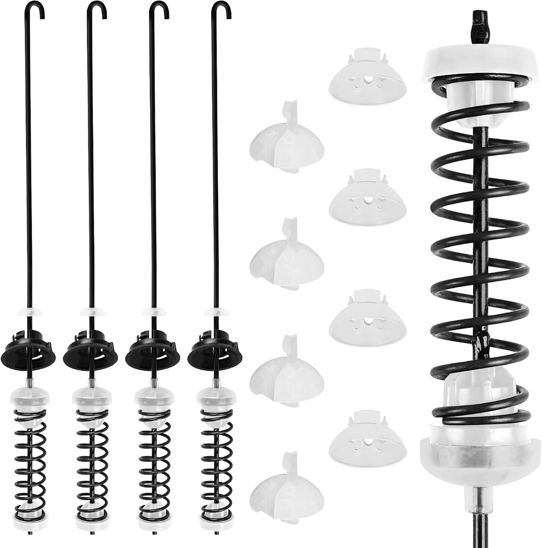 WTW4815EW1 WTW4816FW3 WTW4816FW1 WTW4816FW2 WTW4810EW1 WTW4810EW2 WTW4616FW1 WET4027HW1 WTW4616FW3 WTW4850BW2 Washer Suspension Rod Kit for Whirlpool Amana Washer,Replace W10780045 W10537442 W10748955