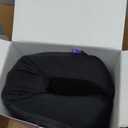 Cushion Lab Patented Pressure Relief Seat Cushion for Long Sitting Hours on Office & Home Chair - Extra-Dense Memory Foam for Soft Support. Car Pad for Hip, Tailbone, Coccyx, Sciatica - Black