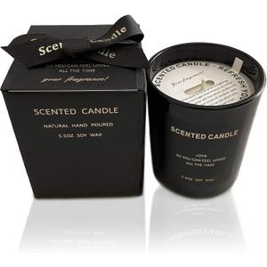 Premium Aroma Candle for Home Scented(Light Fragrance), Scented Candles,Mix Environmentally Friendly and Harmless Soy Wax (5.5 oz) (Pack of 4)