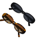 VANLINKER Polarized Retro Oval Sunglasses for Women and Men Small 90s Style VL9580