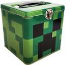 The Tin Box Company Minecraft XL Storage Tin with Handle, Minecraft