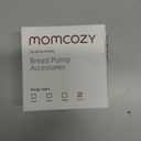 Momcozy Flange Insert 21mm Compatible with 24mm Flange/Shield of Most Pumps, Insert for Breast Pump Replacement Accessories, 4PCS 21mm (White)