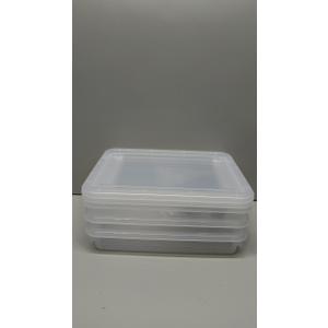 Citylife 3 PCS Plastic Storage Bins with Latching Lids Portable Project Case Clear File Box Stackable Storage Containers for Organizing A4 Paper, Photo, Document, Scrapbook