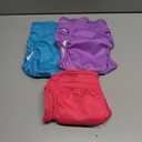 wegreeco Washable Reusable Premium Female Dog Diapers, Large Dog Doggie Puppy & Doggy Diapers Female,Period Panties in Heat (Pack of 3, Large) (Large (15"-17" Waist), Bright Color)