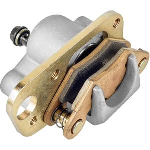 Caltric Front Left Brake Caliper with Brake Pads Compatible with Polaris Trail Boss 330 2005 2006 2007 2008 2009/1910868