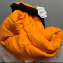 downluxe Queen Comforter Set - Orange and Black Queen Comforter, Soft Bedding Sets for All Seasons -3 Pieces - 1 Comforter (88"x92") and 2 Pillow Shams(20"x26")