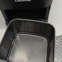 DEIME Air Fryer, Small Digital 3 Qt Airfryer Space Saving Compact, Bake, Reheat, Roasts for Quick Easy Meals, Mini Compact & Quiet, Nonstick & Dishwasher Safe Basket (Black)