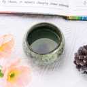 HARFINGTON Chinese Japanese Ceramic Teacups 5.07 Oz Handmade Gong Fu Tea Set Ceramic Glaze-Changed No Handle Small Tea Cup for Mate Tea Coffee Wine Drinks Home and Gifts, Yellow