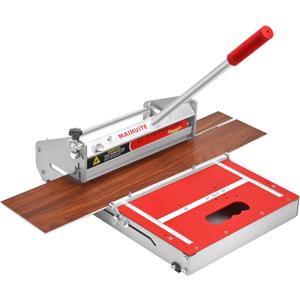 10mm Thick Floor Cutter - 13" Pro Vinyl Floor Cutter for LVP, LVT, WPC, SPC, PVC, VCT, Rigid Core Vinyl Flooring - Honing Stone Included - Manual Operation, No Electricity, No Noise