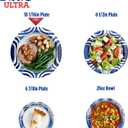 Dixie Ultra, Large Paper Plates, 10 Inch, 172 Count (4 packs of 43 plates), 3X Stronger*, Heavy Duty, Microwave-Safe, Soak-Proof, Cut Resistant, Disposable Plates For Heavy, Messy Meals