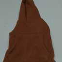 Koneseve Dog Hoodie & Cat Sweater, Warm Fleece Hooded Soft Winter Sweatshirt for All Breeds, Cozy Pet Clothes, Brown, S (S-(2~7lb) | Chest(~13"))