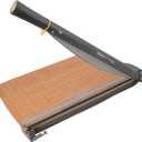 Westcott TrimAir Guillotine Paper Cutter, Paper Trimmer with Sharp and Durable Titanium-Bonded Blade, Maximum Safety Features, 18-Inch, Back to School, School Supplies, Classroom