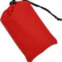 Camping Rain Tarp, Waterproof Camping Tarp,Camping Pad,Portable Sun Shade Shelter for Outdoor Adventures,Tent Camping Essentials(Red 140x200CM)