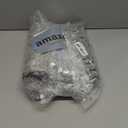 Lemontree Homewares Boho Bath Mat 2x3 ft, 100% Cotton Bathroom Rug with Tassels, Non-Slip & Machine Washable, Light Gray Shower, Nursery or Bedroom Mat