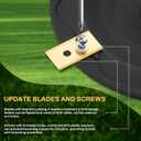 [Upgrade] 2Pcs Blade Discs + 14Pcs Blades Compatible with Mammotion LUBA 1 AWD and LUBA 2 AWD (up to Model Year 2024), Robotic Lawn Mower Blade Disc