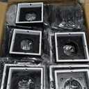 LeiDrail Solar Post Lights Outdoor, 2 Modes Aluminum Solar Deck Fence Cap Light Edison LED Bulbs for 4x4 5x5 6x6 Wooden Vinyl Posts, Patio Decoration Warm White & Cool White 8 Pack (Black)