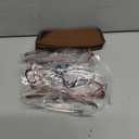 Kerecsen Reading Glasses 5 Pairs Fashion Ladies Readers Spring Hinge with Pattern Print Eyeglasses for Women (5 Brown, 3.0, x)