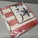 2 x Fahrendom Christmas Tree Truck Decorative Throw Pillow Covers 18 x 18 Set of 4, Xmas Merry Bright Holly Jolly Porch Patio Outdoor Pillowcase, Winter Holiday Stripes Sofa Couch Cushion Case Home Decor
