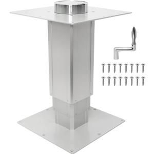 Heavy Duty RV Telescopic Table Pedestal, Adjustable Tatami RV Yacht Aluminum Alloy Table Legs Table Pedestal Base Only Camper Table Base Mount 11-31 Inch Height Range