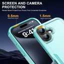 for iPhone 17 Case [Shockproof] [Dropproof] [Heavy Duty Protection] [Pocket-Friendly] Slim & Tough Non-Slip Protective Phone Cover for iPhone17 6.3inch, Mint Green