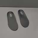 Plantar Fasciitis Feet Insoles Arch Supports Orthotics Inserts Relieve Flat Feet, High Arch (Mens 10-10 1/2 | Womens 12-12 1/2) (Gray)