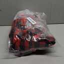 Yinkin 16 Pcs Christmas Cabinet Ribbon Bows 10 x 87 Inch Buffalo Plaid Door Ribbons and Bows Decoration Modern Christmas Decor for Xmas Holiday Kitchen Wall Home Furniture (Red, Black)