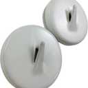 Magnetic Wreath Hanger Hook for Steel Metal Doors Indoor and Outdoor Each Holds 6 Pounds, Set of 2