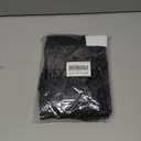 HEYTALALA Women's Puff Long Sleeve Tunic Tops Button Down Square Neck Blouse Loose Fit Basic T Shirt Elegant Tee Shirts (Small, Black)