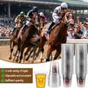 Foxtell 100-Pack Derby Plastic Cups, 14 oz Derby Theme Party Clear Plastic Cups, Thick Sturdy Disposable Tumbler with Horse Racing Design for Kentucky Race Party, Bars, Restaurants & Home Gatherings