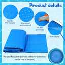 Boao 18 Ft Pool Liner Pad for Above Ground Pools, Pool Mat Tarp for Protect Inflatable Swimming-Pool, Cloth Under Pools Ground to Prevent Punctures, Extend Life, Outdoor Summer Party Supply