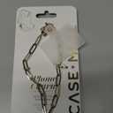 CaseMate Phone Charm with Gold Metal Chain  Detachable Anti Theft Strap  HandsFree iPhone Wrist Strap for Women  Phone Chain Wristlet  Fits Galaxy, Pixel and More  Gold