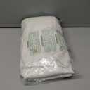 jinchan Pinch Pleated Linen Blend Curtains 54 Inch 2 Panels Light Filtering Modern Farmhouse Back Tab Drapes for Living Room Bedroom White