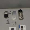 SCHLAGE BE469ZP CAM 619 Connect Smart Deadbolt with alarm with Camelot Trim in Satin Nickel, Z-Wave Plus enabled