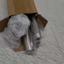 Shower Curtain Rod Adjustable 32-75 Inch, Spring Tension Shower Curtain Rods Stainless Steel Telescoping Curtain Rod for Bathroom or Windows, No Drilling, No Slip, No Rust, Chrome