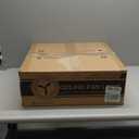 48 Inch Fandelier Ceiling Fan with Light, Retractable Ceiling Fan with Lights for Bedroom Living Room Dinning Room, Chandelier with Fan 6 Speed, LED Dimmable-Black