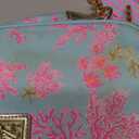 Lilly Pulitzer Insulated Lunch Box for Women, Cute Lunch Cooler Bag with Adjustable/Removable Shoulder Strap (Royal Coral)